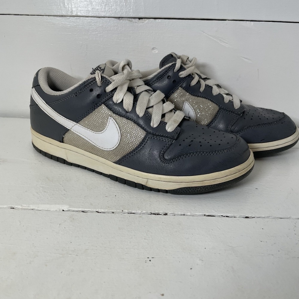 Nike Dunk Low CL 'Dark Grey White Silver', women's size 9 | 317815-012 | 2009